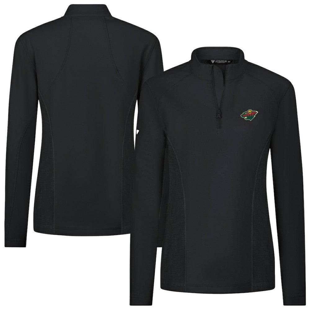 Minnesota Wild Levelwear Women's Upright Quarter-Zip Pullover Discount