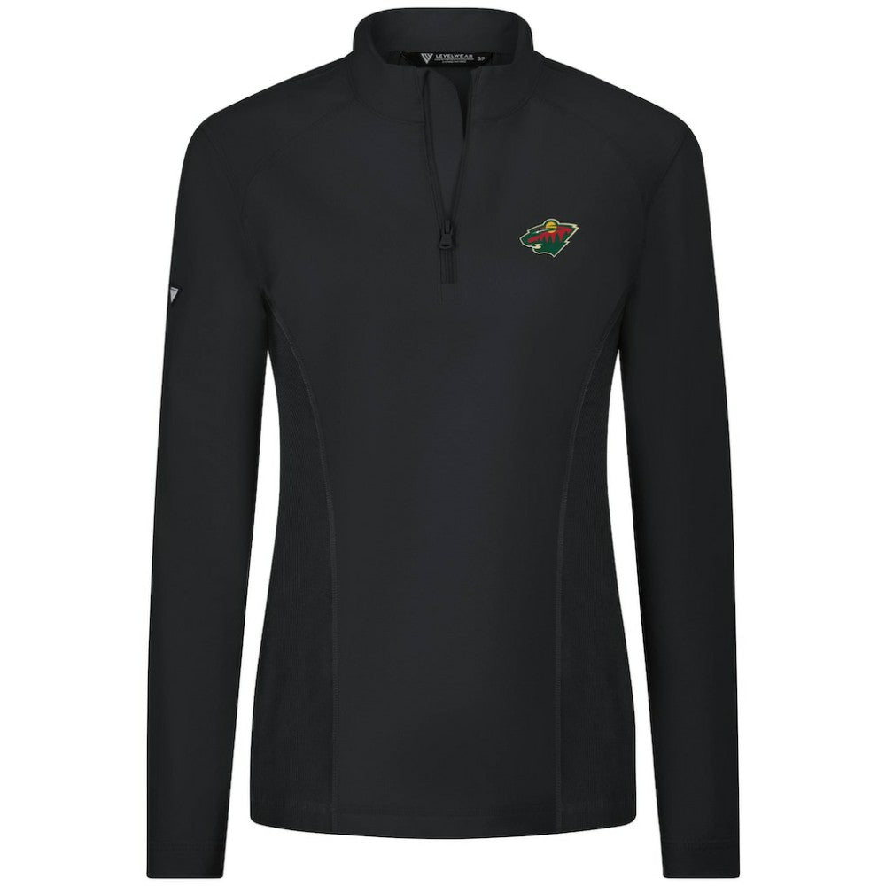 Minnesota Wild Levelwear Women's Upright Quarter-Zip Pullover Discount