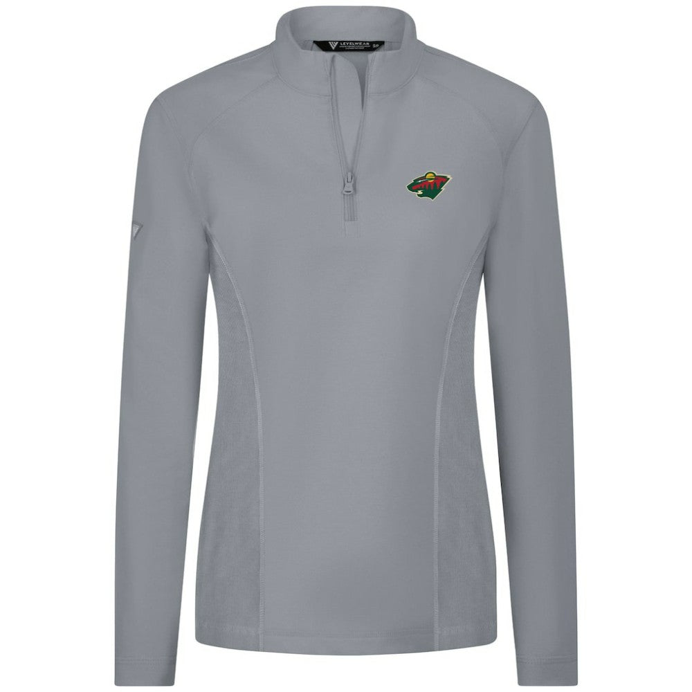 Minnesota Wild Levelwear Women's Upright Quarter-Zip Pullover Online