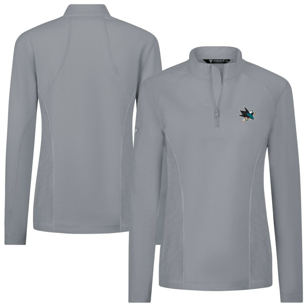 San Jose Sharks Levelwear Women's Upright Quarter-Zip Pullover Online