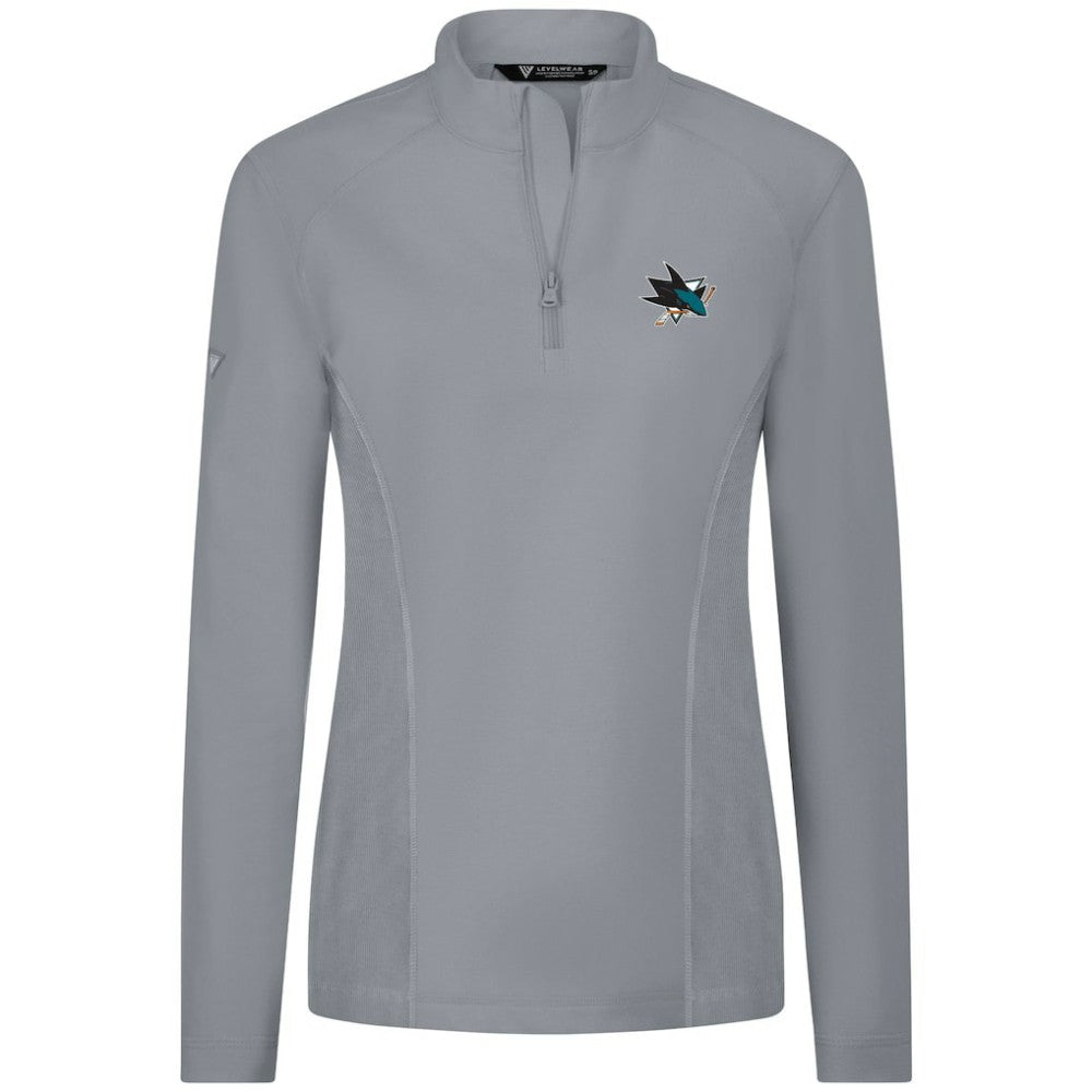 San Jose Sharks Levelwear Women's Upright Quarter-Zip Pullover Online