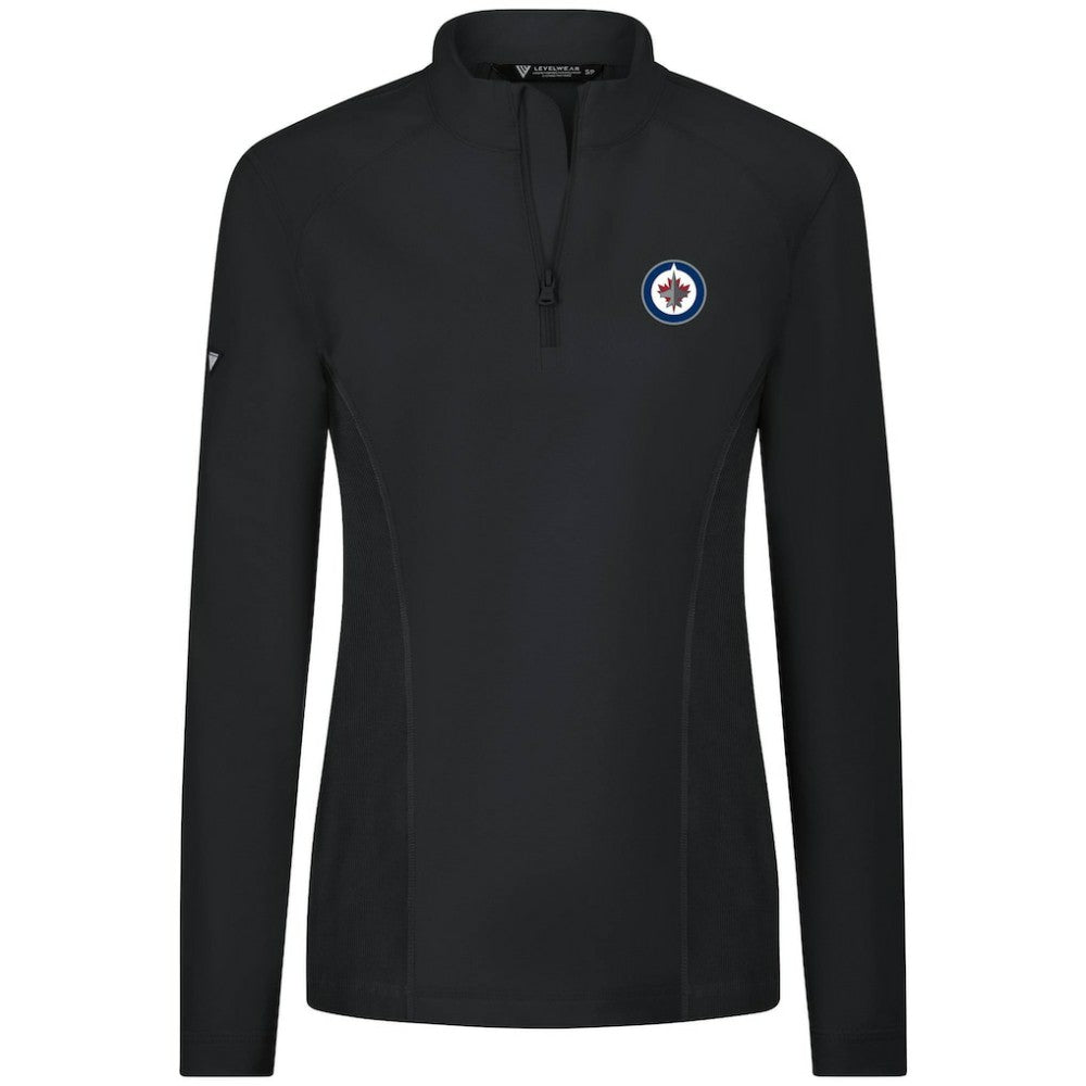 Winnipeg Jets Levelwear Women's Upright Quarter-Zip Pullover On Sale