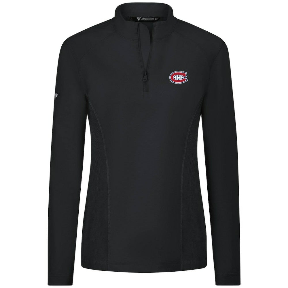 Montreal Canadiens Levelwear Women's Upright Quarter-Zip Pullover Outlet