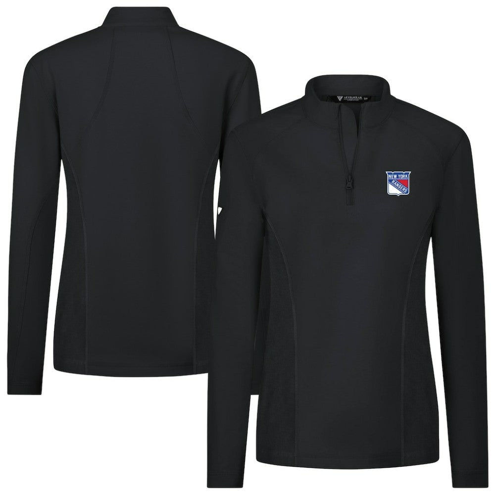 New York Rangers Levelwear Women's Upright Quarter-Zip Pullover Outlet