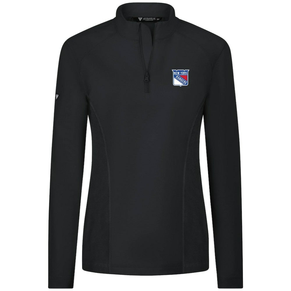 New York Rangers Levelwear Women's Upright Quarter-Zip Pullover Outlet
