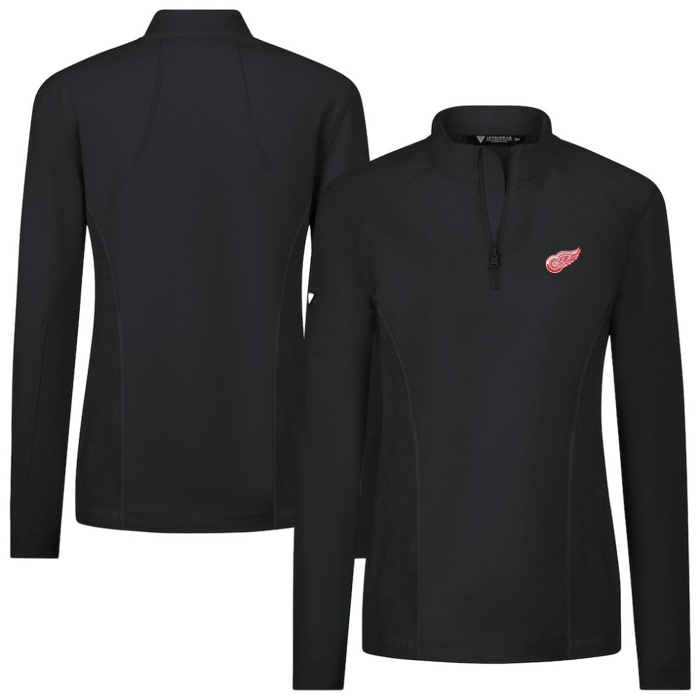 Detroit Red Wings Levelwear Women's Upright Quarter-Zip Pullover Discount