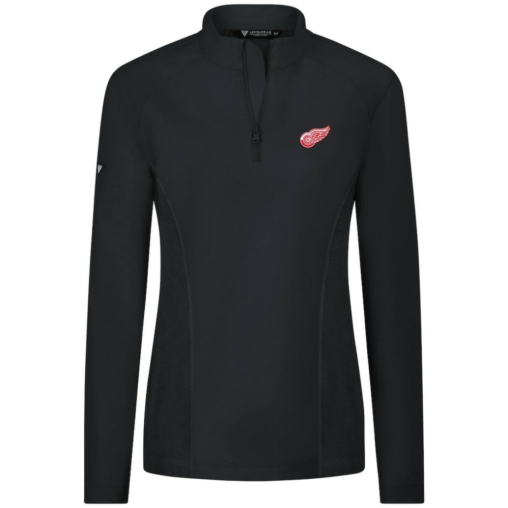 Detroit Red Wings Levelwear Women's Upright Quarter-Zip Pullover Discount