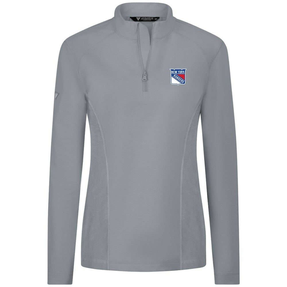 New York Rangers Levelwear Women's Upright Quarter-Zip Pullover Sale