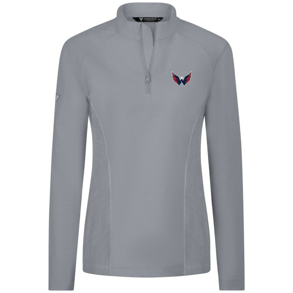 Washington Capitals Levelwear Women's Upright Quarter-Zip Pullover On Sale