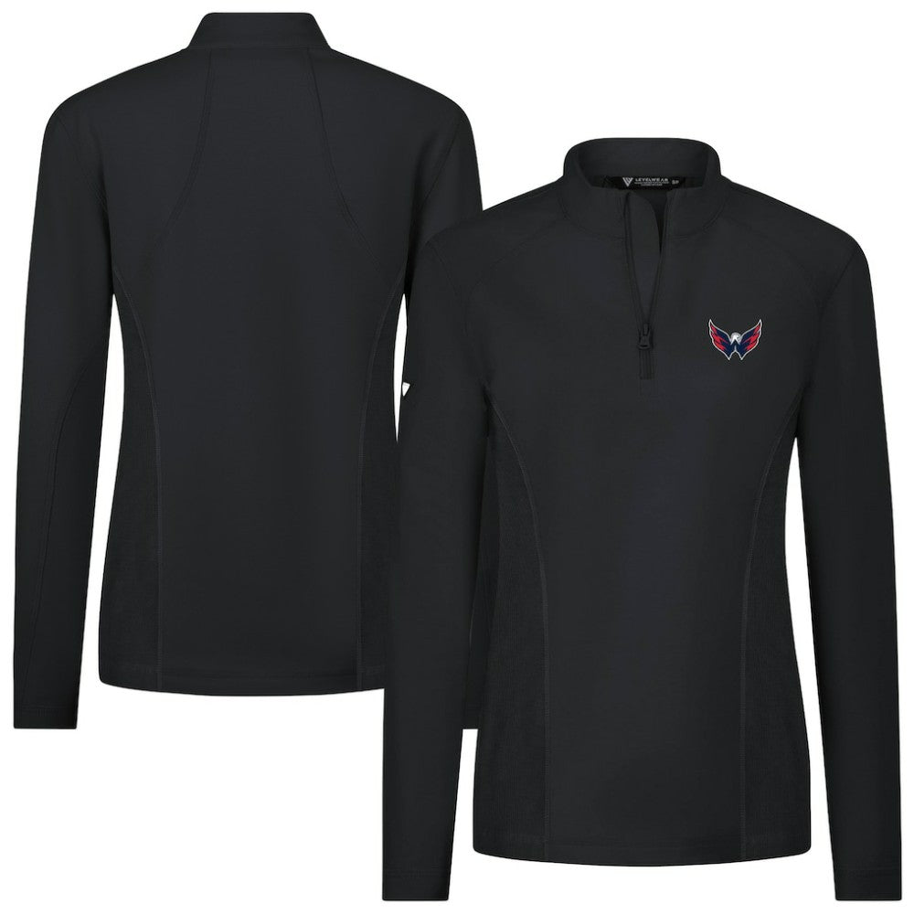 Washington Capitals Levelwear Women's Upright Quarter-Zip Pullover On Sale