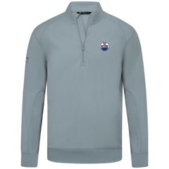 Edmonton Oilers Levelwear Upright Tri-Blend Quarter-Zip Pullover Online