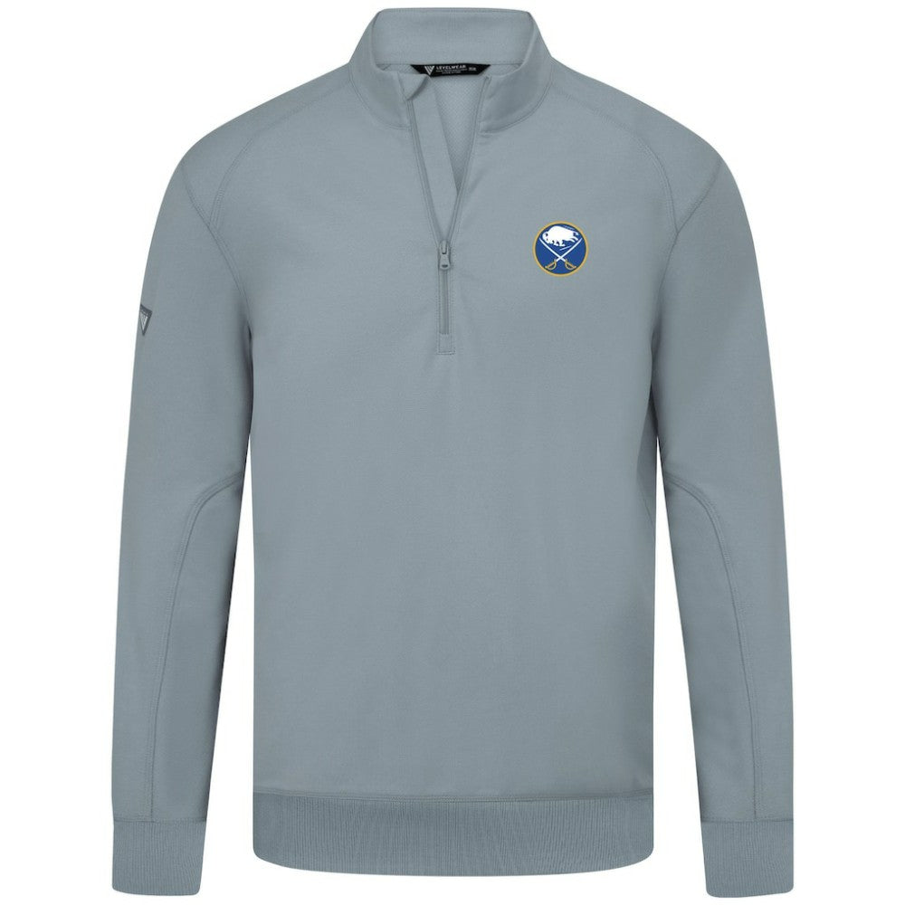 Buffalo Sabres Levelwear Upright Tri-Blend Quarter-Zip Pullover Discount
