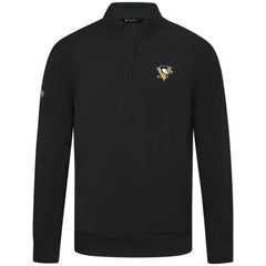 Pittsburgh Penguins Levelwear Upright Tri-Blend Quarter-Zip Pullover For Sale