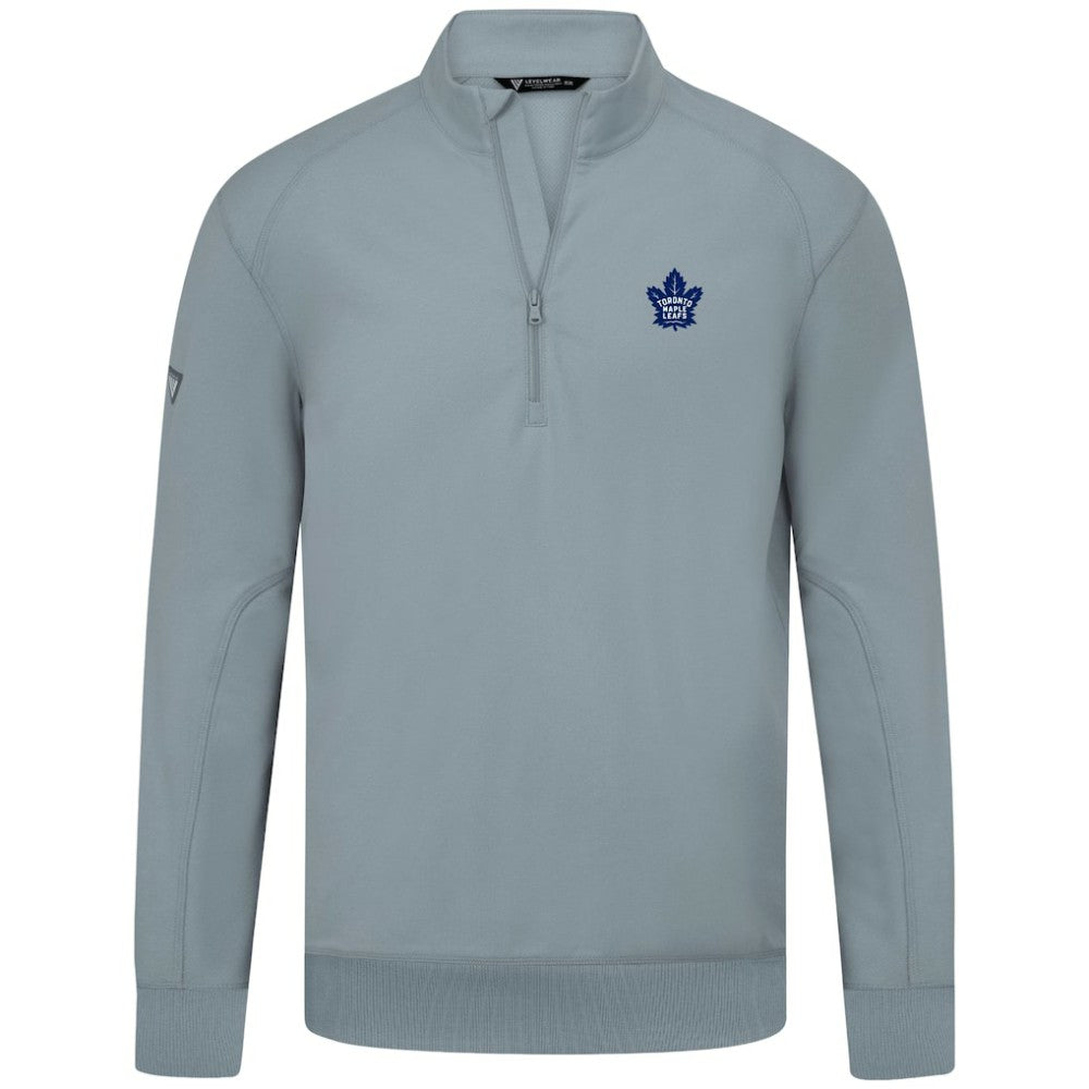 Toronto Maple Leafs Levelwear Upright Tri-Blend Quarter-Zip Pullover Discount