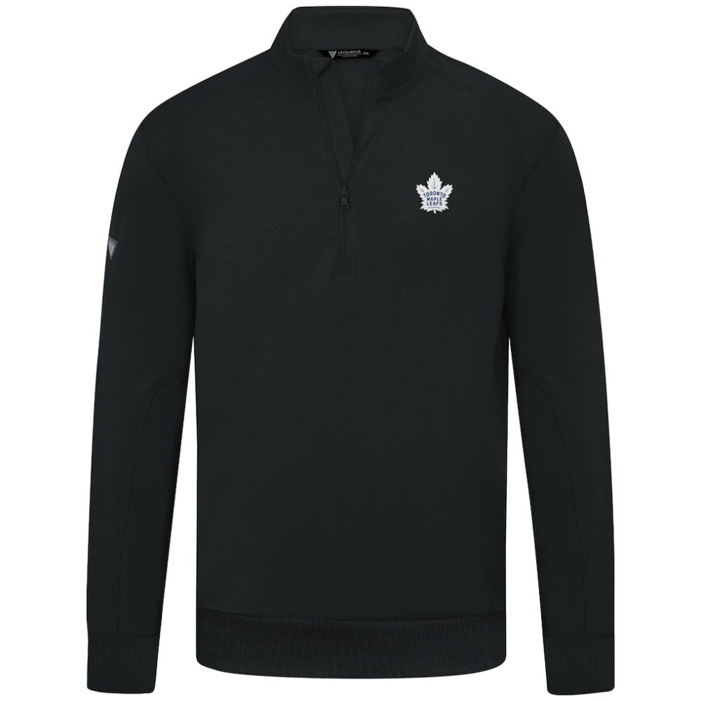 Toronto Maple Leafs Levelwear Upright Tri-Blend Quarter-Zip Pullover Sale
