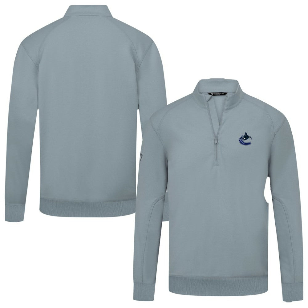Vancouver Canucks Levelwear Upright Tri-Blend Quarter-Zip Pullover Sale