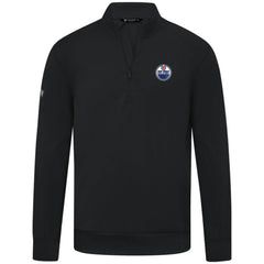 Edmonton Oilers Levelwear Upright Tri-Blend Quarter-Zip Pullover Online
