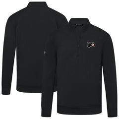 Philadelphia Flyers Levelwear Upright Tri-Blend Quarter-Zip Pullover Discount