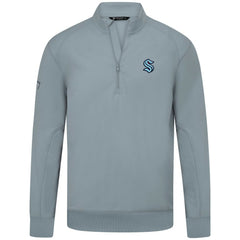 Seattle Kraken Levelwear Upright Tri-Blend Quarter-Zip Pullover For Sale
