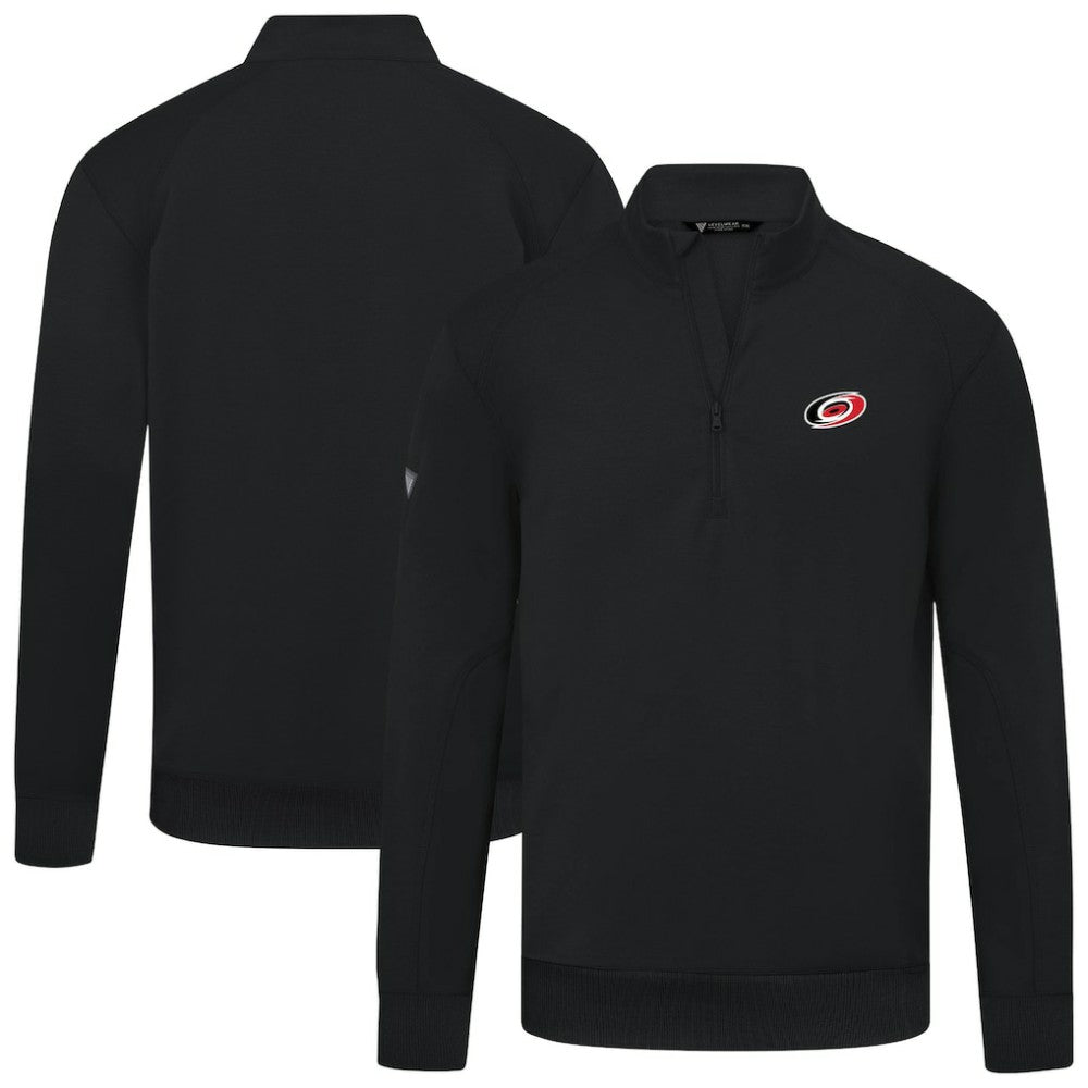 Carolina Hurricanes Levelwear Upright Tri-Blend Quarter-Zip Pullover Outlet