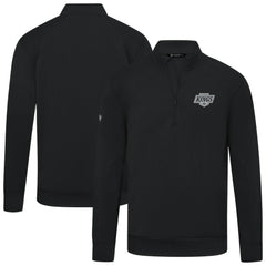 Los Angeles Kings Levelwear Upright Tri-Blend Quarter-Zip Pullover On Sale