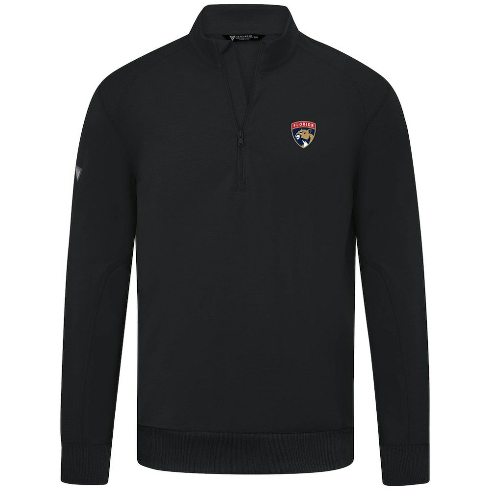 Florida Panthers Levelwear Upright Tri-Blend Quarter-Zip Pullover On Sale