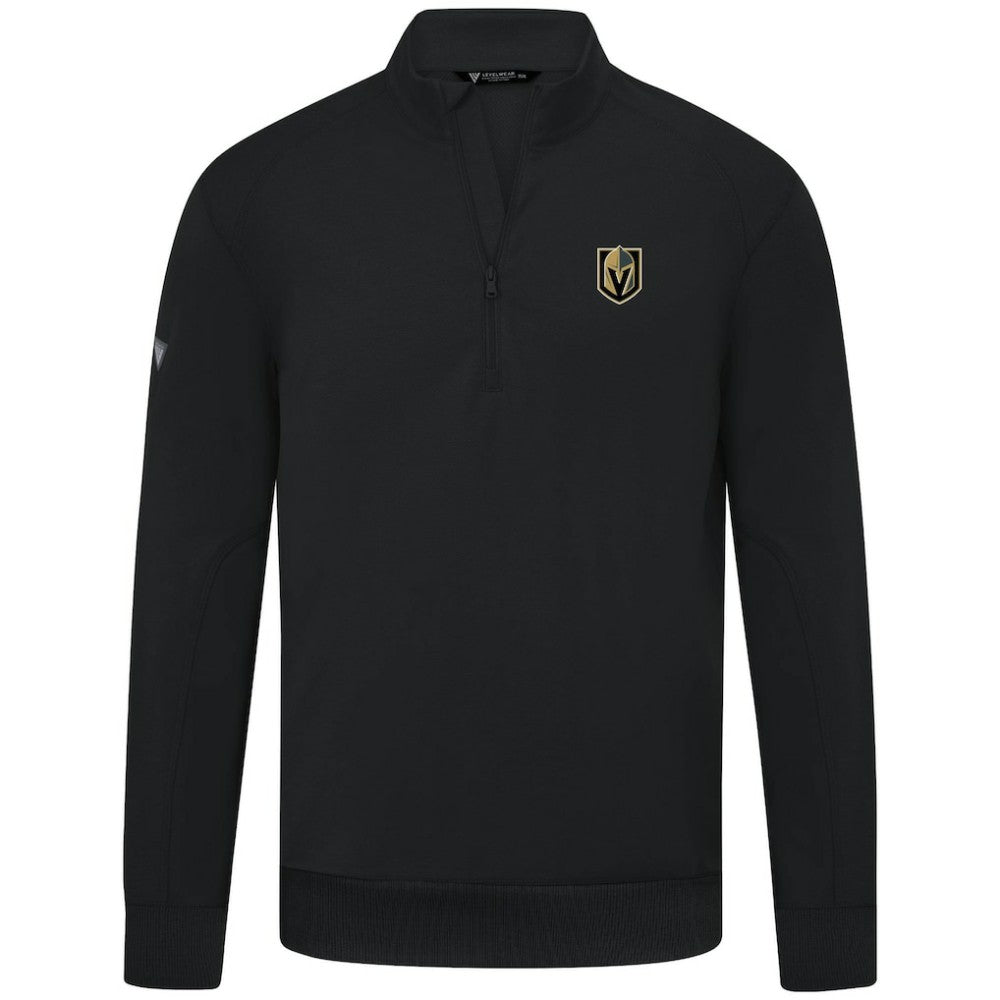 Vegas Golden Knights Levelwear Upright Tri-Blend Quarter-Zip Pullover Discount