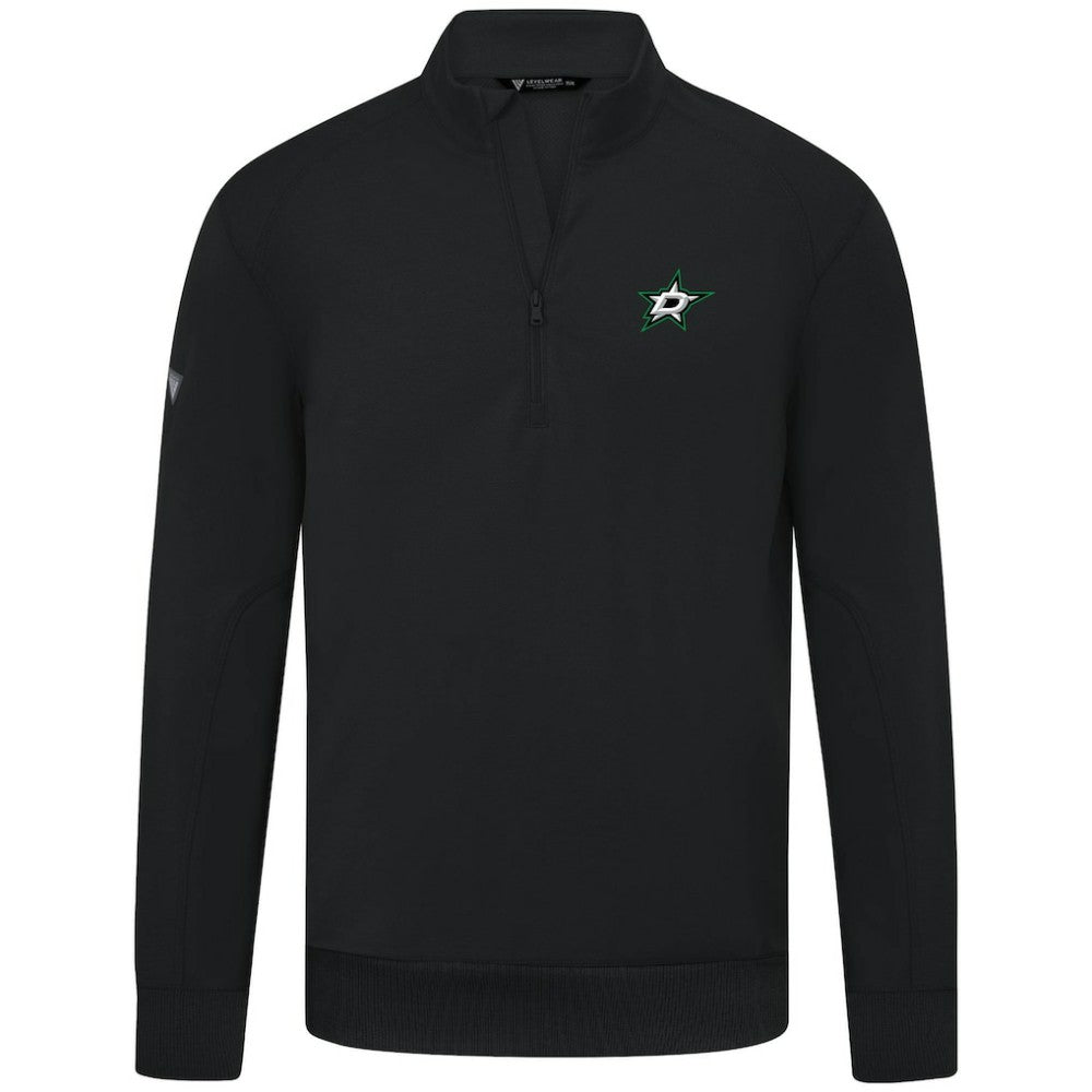 Dallas Stars Levelwear Upright Tri-Blend Quarter-Zip Pullover Discount