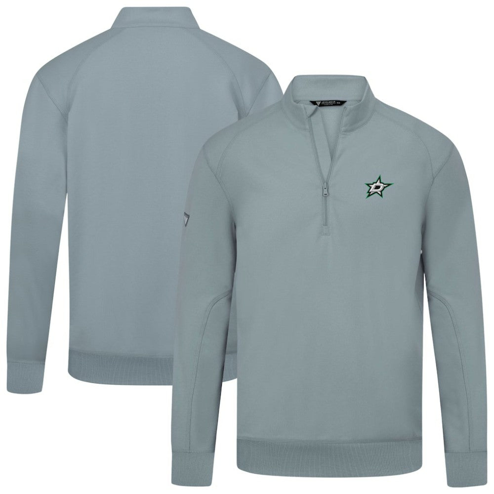 Dallas Stars Levelwear Upright Tri-Blend Quarter-Zip Pullover Outlet
