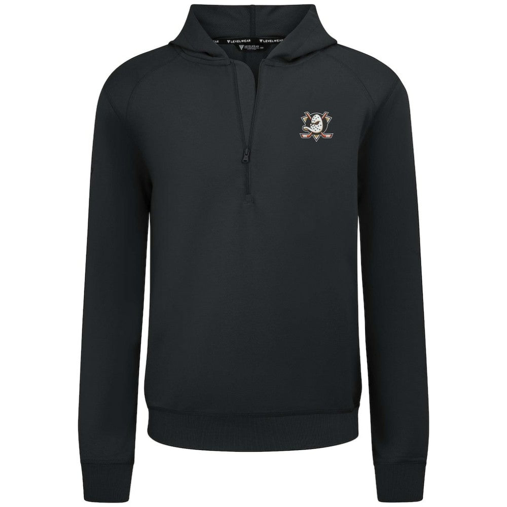 Anaheim Ducks Levelwear Technic Quarter-Zip Pullover Hoodie Sale