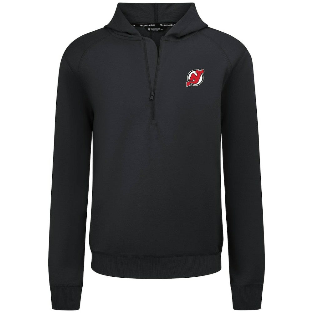 New Jersey Devils Levelwear Technic Quarter-Zip Pullover Hoodie Discount