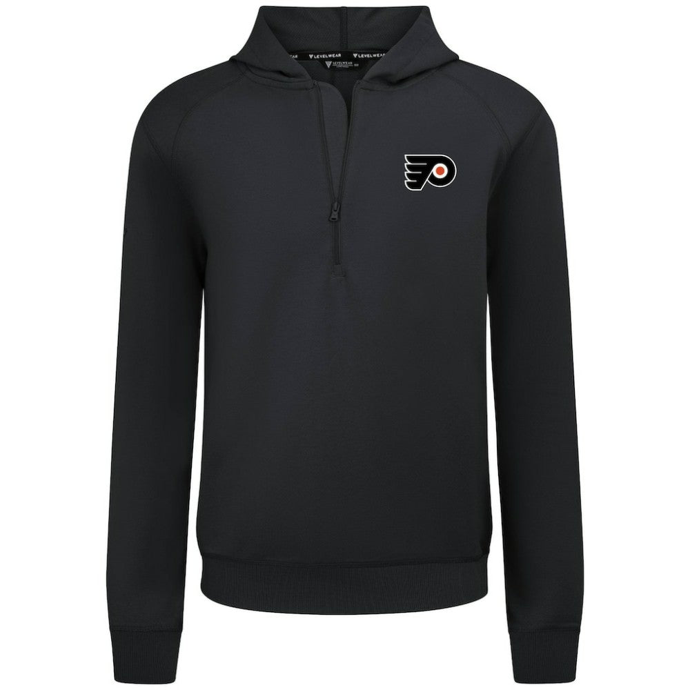 Philadelphia Flyers Levelwear Technic Quarter-Zip Pullover Hoodie Sale