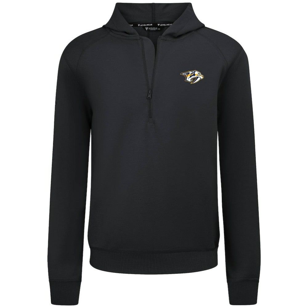 Nashville Predators Levelwear Technic Quarter-Zip Pullover Hoodie Sale