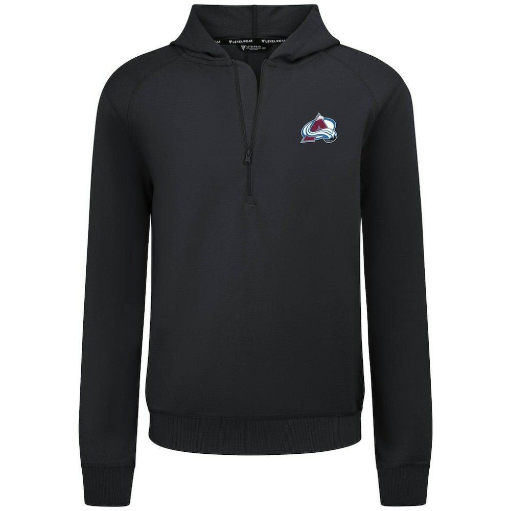 Colorado Avalanche Levelwear Technic Quarter-Zip Pullover Hoodie On Sale