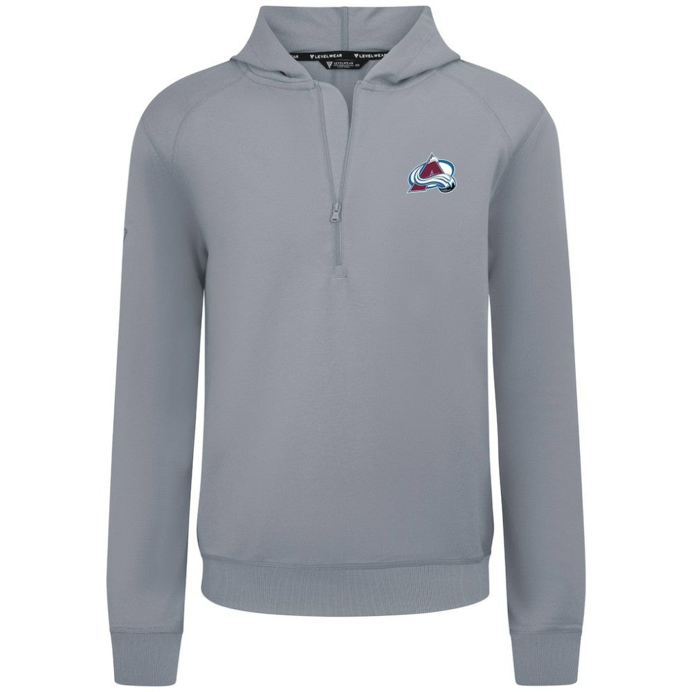 Colorado Avalanche Levelwear Technic Quarter-Zip Pullover Hoodie Discount
