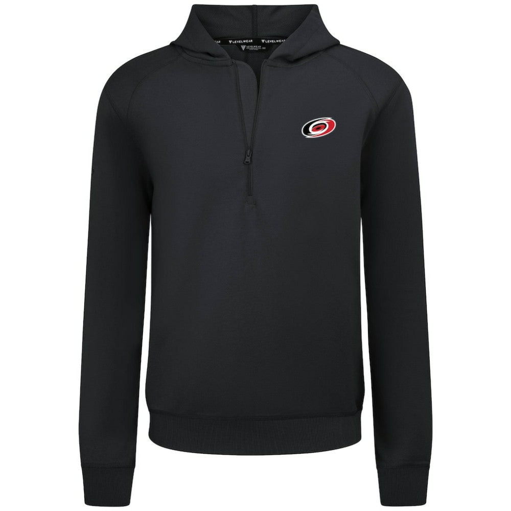 Carolina Hurricanes Levelwear Technic Quarter-Zip Pullover Hoodie Outlet