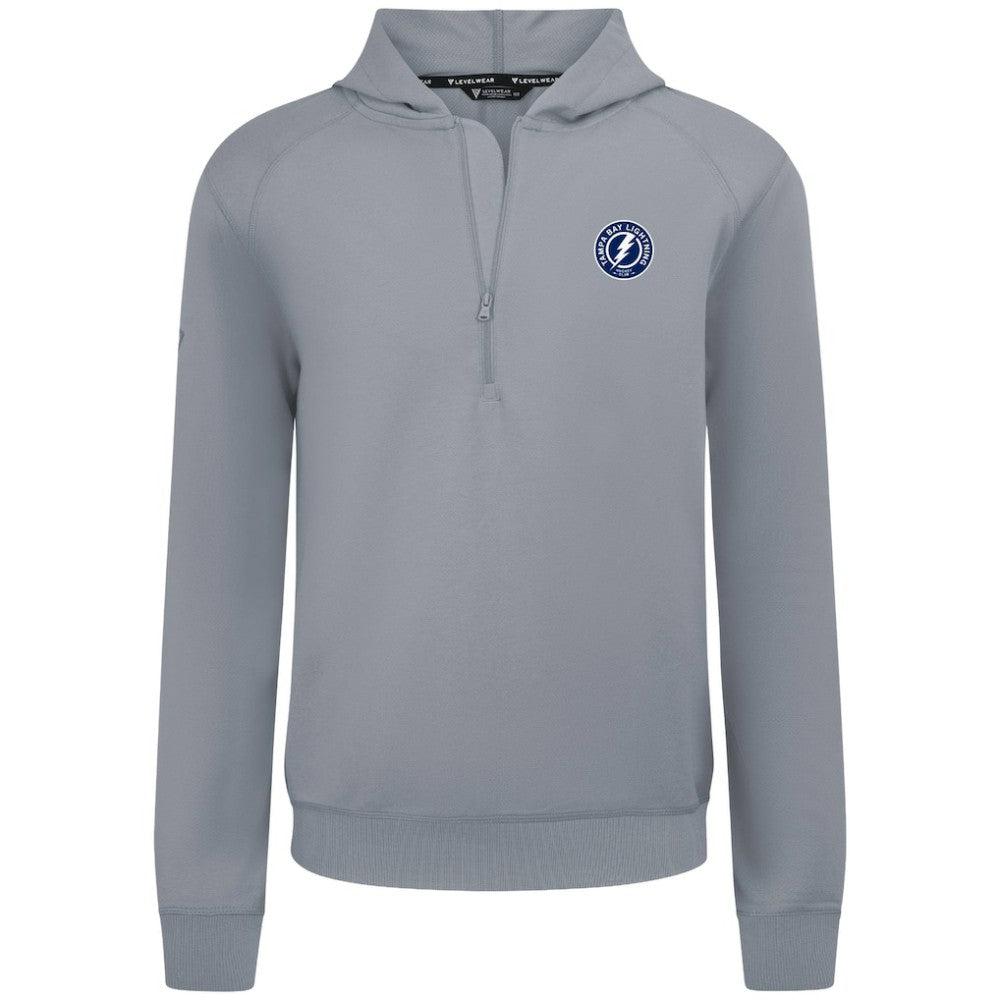 Tampa Bay Lightning Levelwear Technic Quarter-Zip Pullover Hoodie For Sale