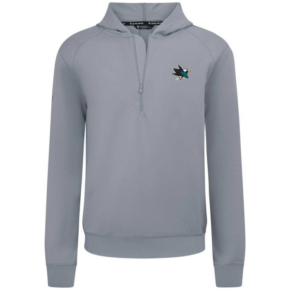 San Jose Sharks Levelwear Technic Quarter-Zip Pullover Hoodie Online