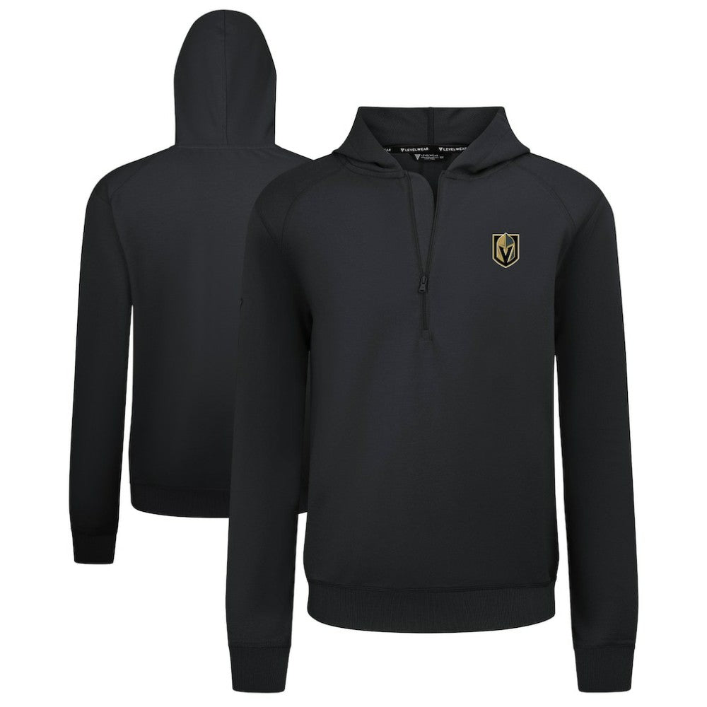 Vegas Golden Knights Levelwear Technic Quarter-Zip Pullover Hoodie Outlet