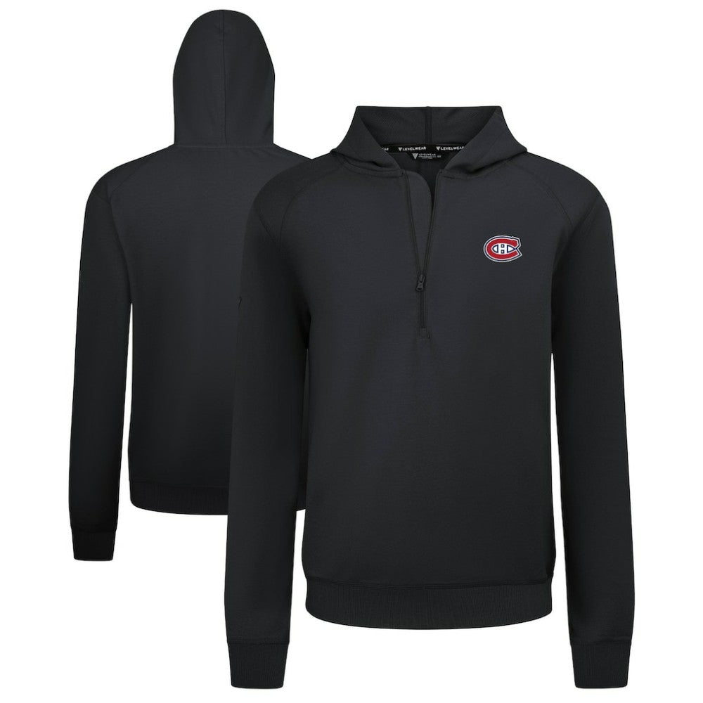 Montreal Canadiens Levelwear Technic Quarter-Zip Pullover Hoodie Outlet