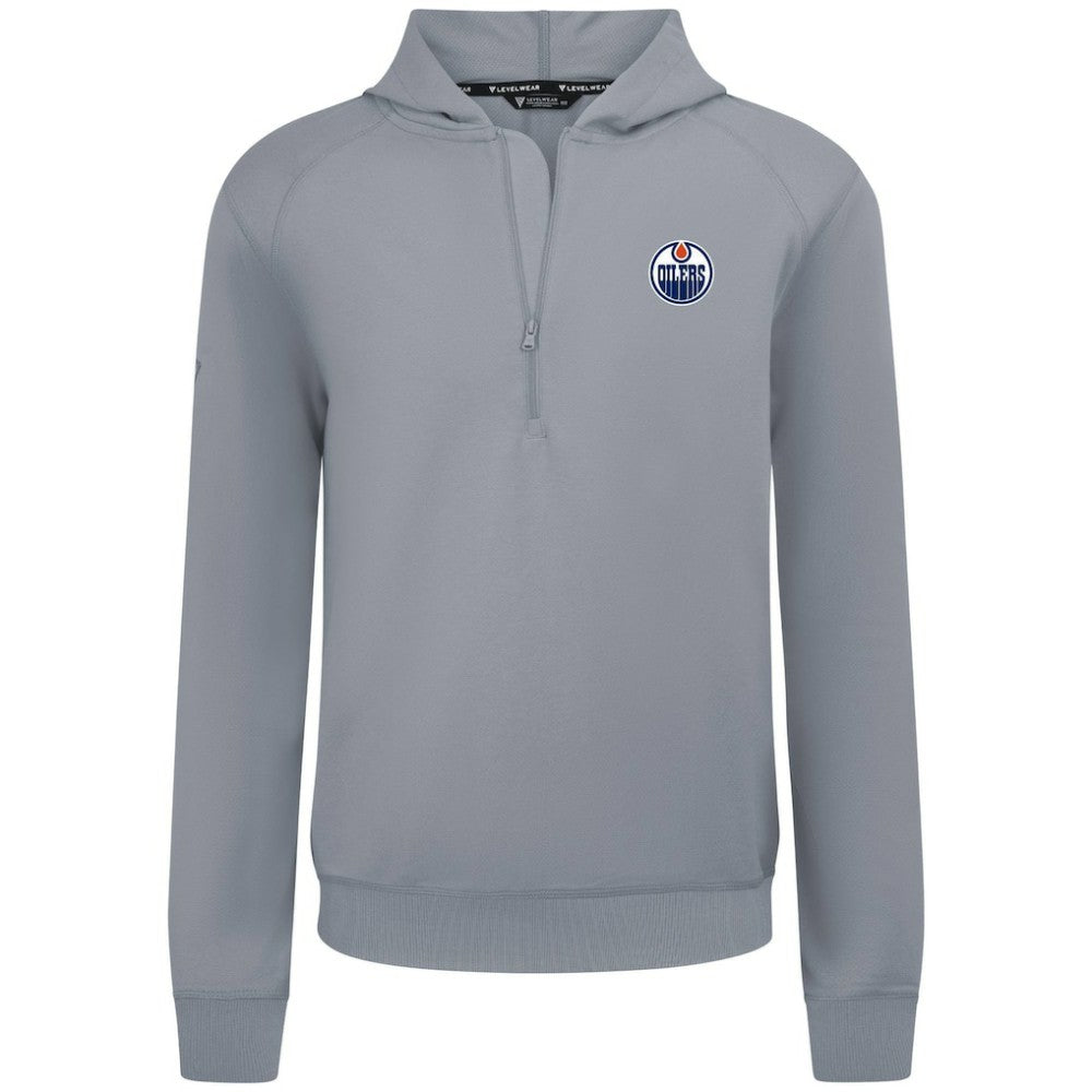 Edmonton Oilers Levelwear Technic Quarter-Zip Pullover Hoodie Discount