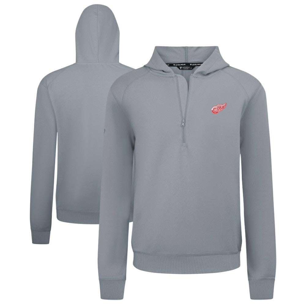 Detroit Red Wings Levelwear Technic Quarter-Zip Pullover Hoodie Online