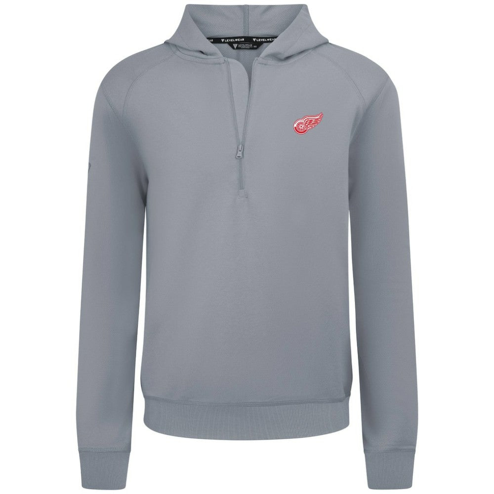 Detroit Red Wings Levelwear Technic Quarter-Zip Pullover Hoodie Online