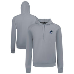 Vancouver Canucks Levelwear Technic Quarter-Zip Pullover Hoodie Outlet