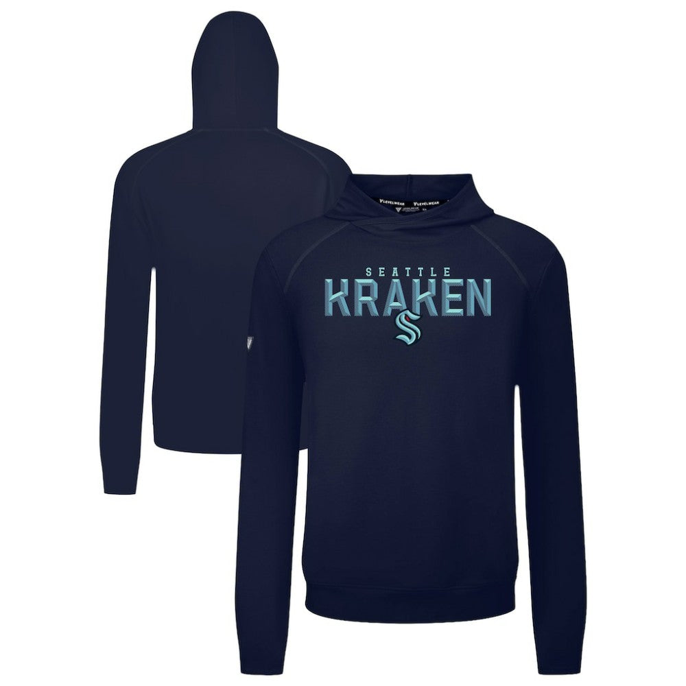 Seattle Kraken Levelwear Mandate Carve Tri-Blend Pullover Hoodie Online