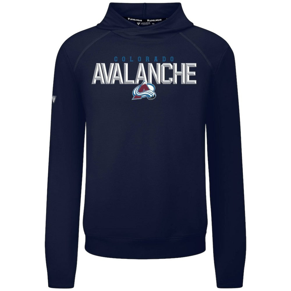 Colorado Avalanche Levelwear Mandate Carve Tri-Blend Pullover Hoodie Discount
