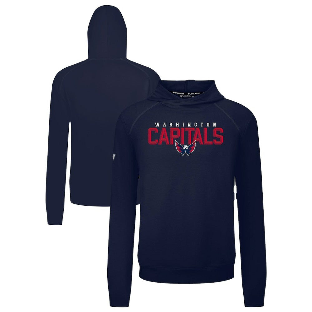 Washington Capitals Levelwear Mandate Carve Tri-Blend Pullover Hoodie Discount