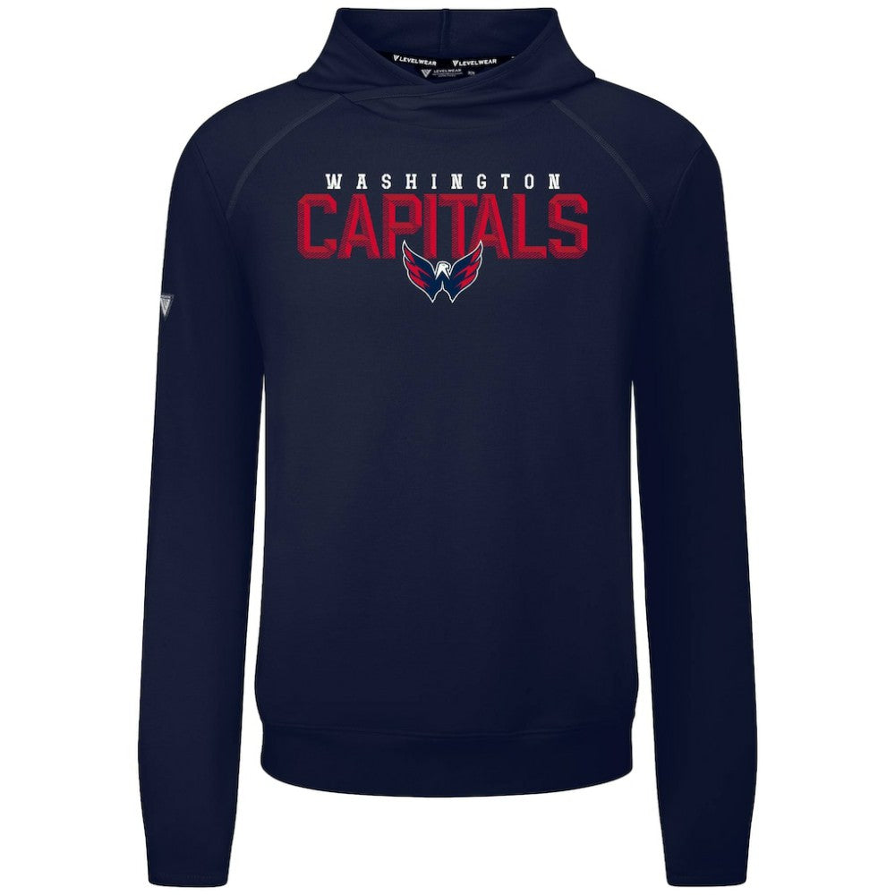 Washington Capitals Levelwear Mandate Carve Tri-Blend Pullover Hoodie Discount