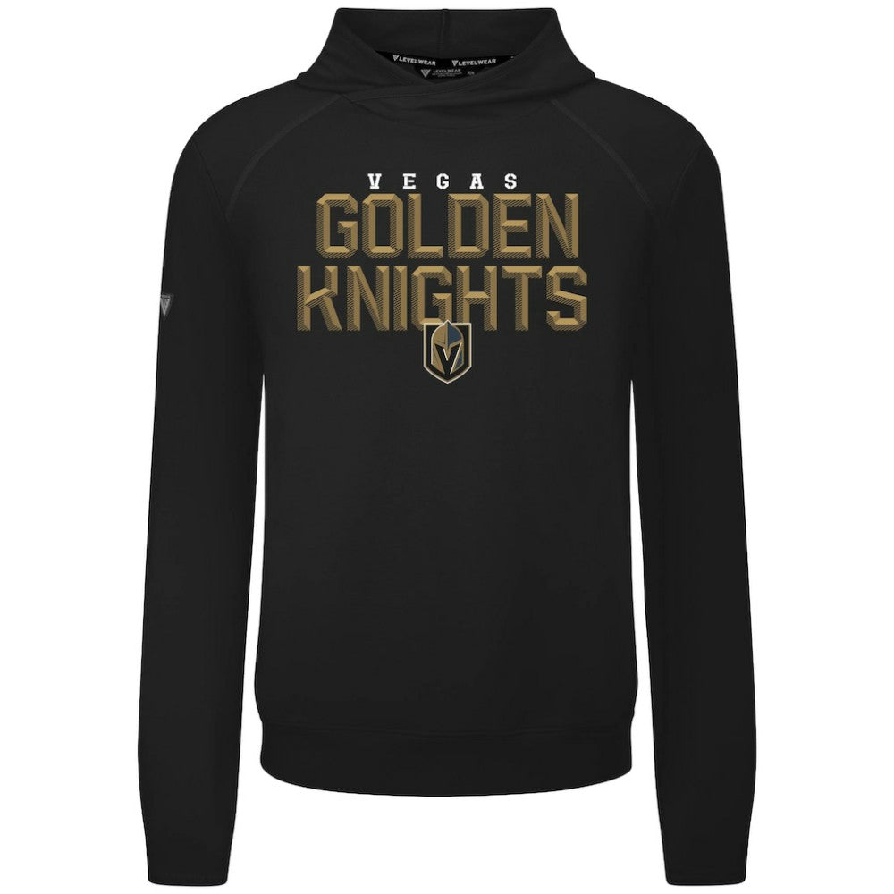 Vegas Golden Knights Levelwear Mandate Carve Tri-Blend Pullover Hoodie On Sale