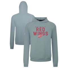 Detroit Red Wings Levelwear Mandate Carve Tri-Blend Pullover Hoodie Sale